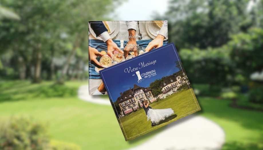 Impression d'un livret pour mariage et réception à Gouvieux