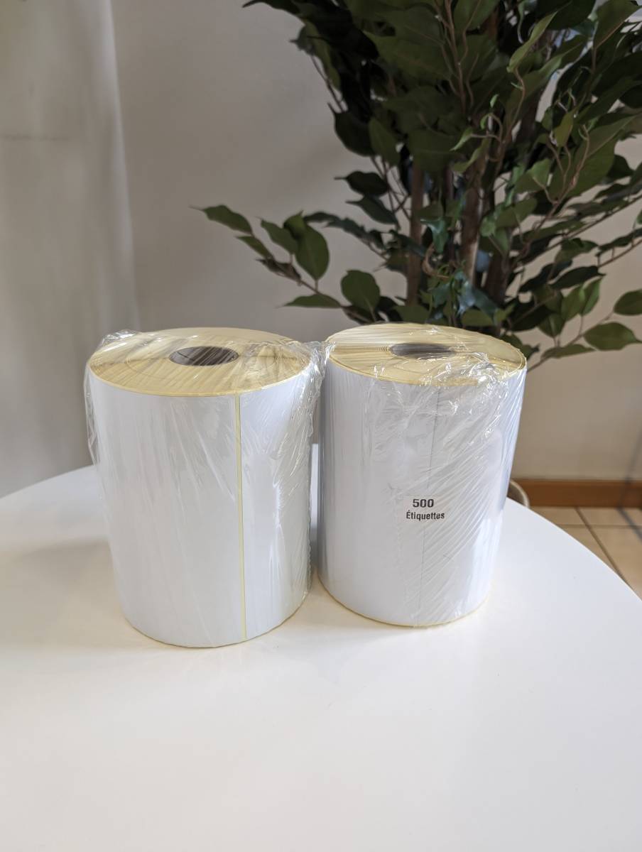 Étiquettes adhésives logistiques vierges ou personnalisées, proche de Creil dans l'Oise