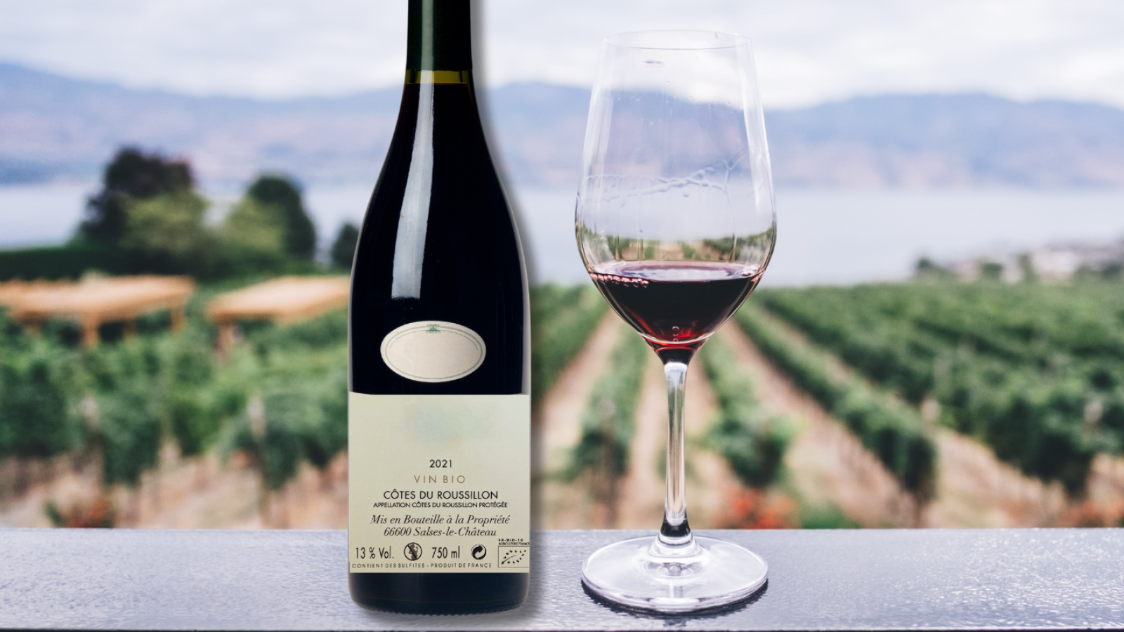 Sublimez vos bouteilles avec nos étiquettes personnalisées pour le vin, comme à Salses-le-Château dans le Languedoc-Roussillon