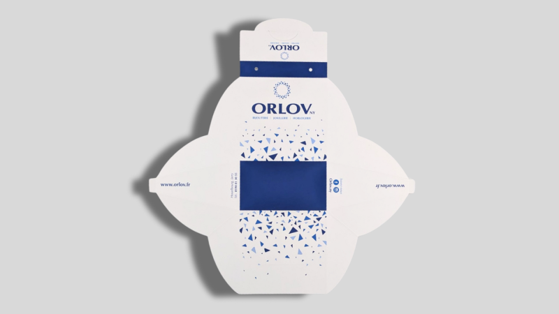 Création d'un packaging pour bijoux, à Levallois Perret, près de Paris