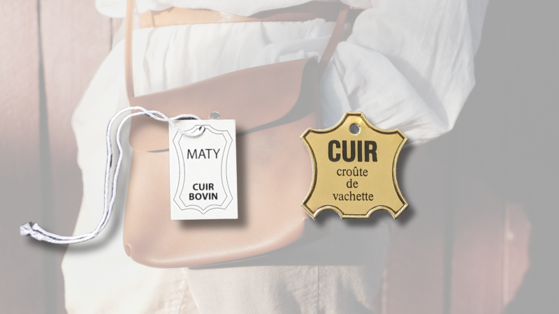 Étiquettes à Fil et Hangtags pour Maroquinerie et articles en cuir pour une marque de luxe basée à Paris