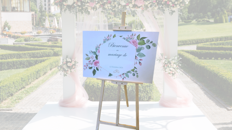 Imprimés pour cérémonie de mariage : faire-part ou invitation, menu, livret de messe, carton de remerciement, à Chantilly, dans l’Oise, près de Paris